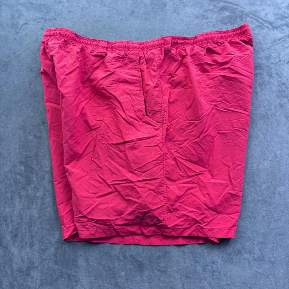 Columbia PFG Backcast III Water Shorts Mens 4X Red Mesh Lined Nylon Swim Trunks